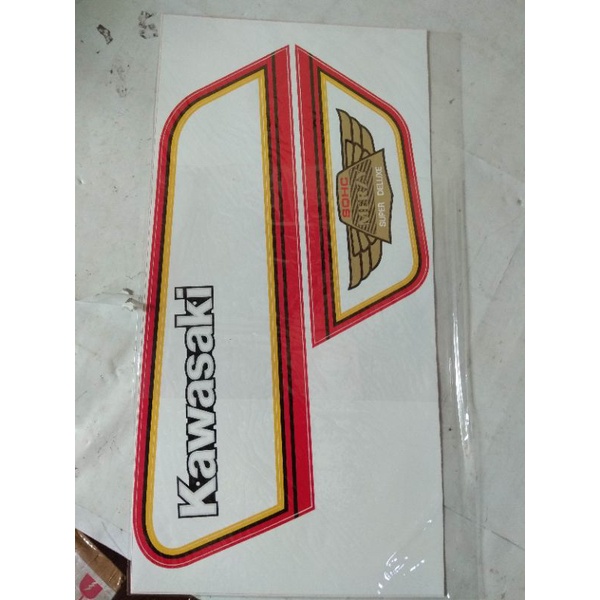 Jual Stiker Striping Lis Tangki Box Aki Kawasaki Binter Merzy Kz200