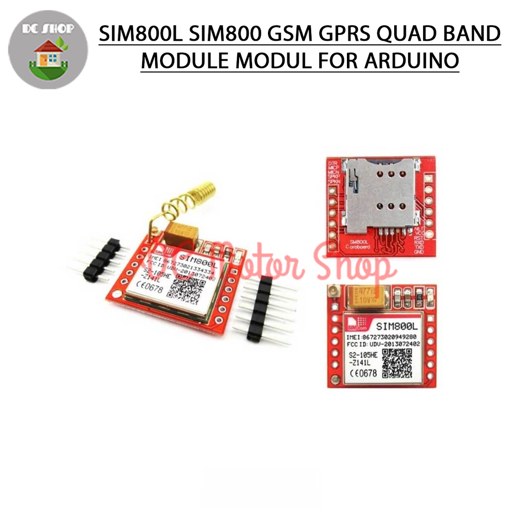 Jual Sim800l Sim800 Gsm Gprs Quad Band Module Modul For Arduino Shopee Indonesia 0286