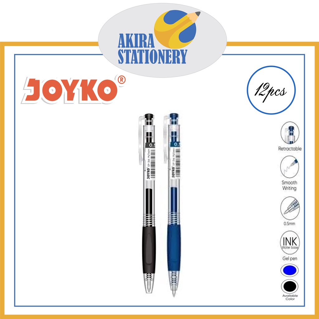 Jual Pulpen Pen Pena Joyko Gel Gp My Team Pcs Shopee Indonesia