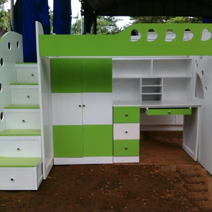 Jual Tempat Tidur Tingkat Anak Minimalis Modern Jepara Shopee Indonesia