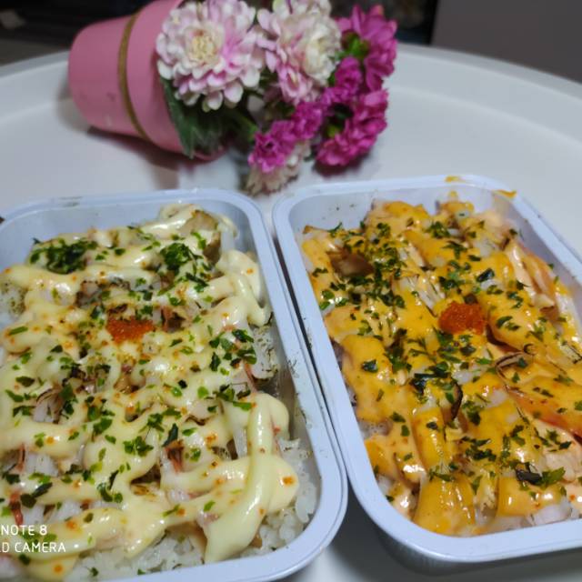 Jual Salmon Original Mentai Don dan Salmon Volcano Mentai Don Shopee