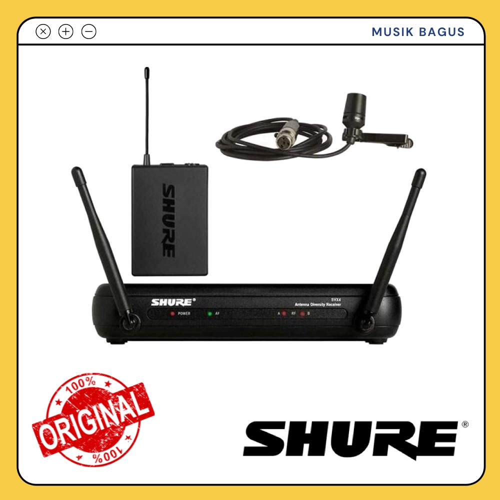 Jual SHURE SVX14/CVL / SVX14CVL MIC WIRELESS PRESENTER SYSTEM ORIGINAL