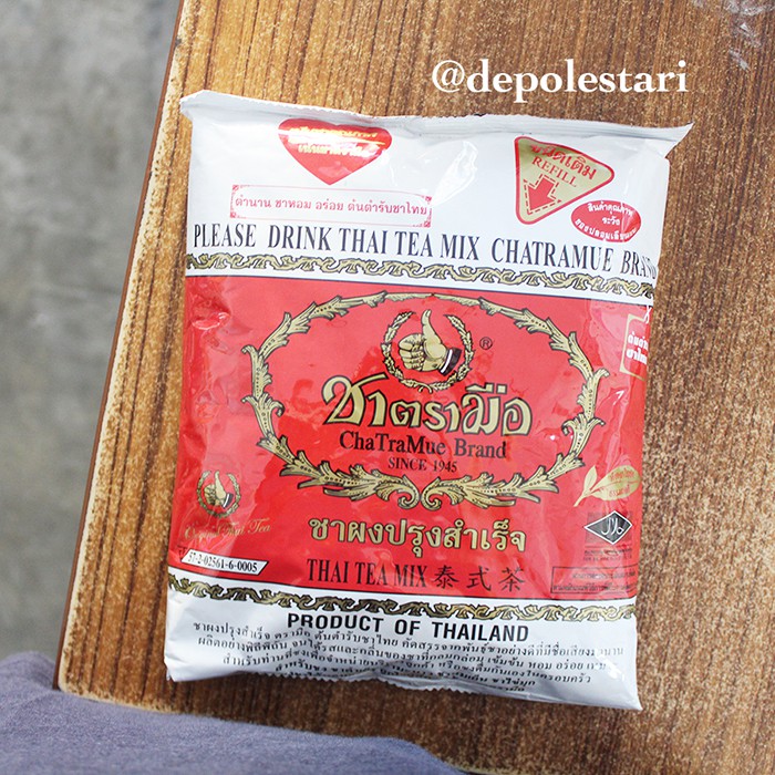 Jual Chatramue Thai Tea Mix 400gram | Shopee Indonesia