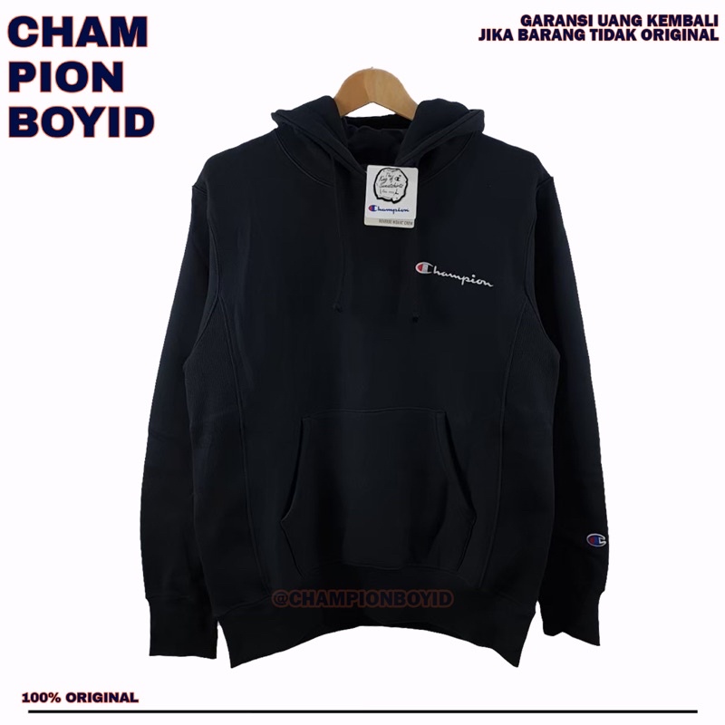 Jual Hoodie jaket Champion original Small script reverse weave Garansi 100 Original Shopee Indonesia