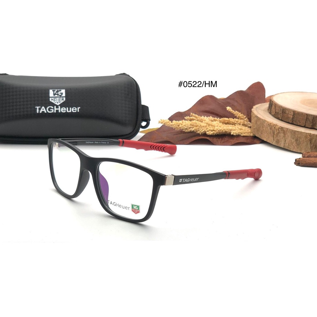 frame kacamata baca pria sporty TAG HEUER magnetic 0522 Fullset