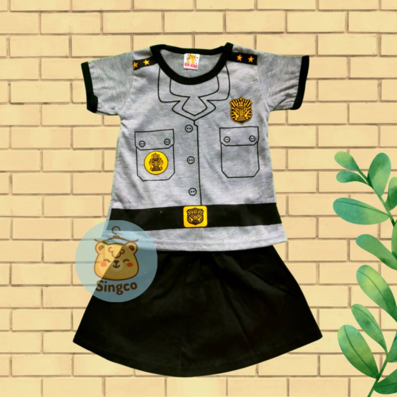 Jual Setelan Rok Polwan Buat anak cewek Tersedia Ukuran 123 sampai 468 ...