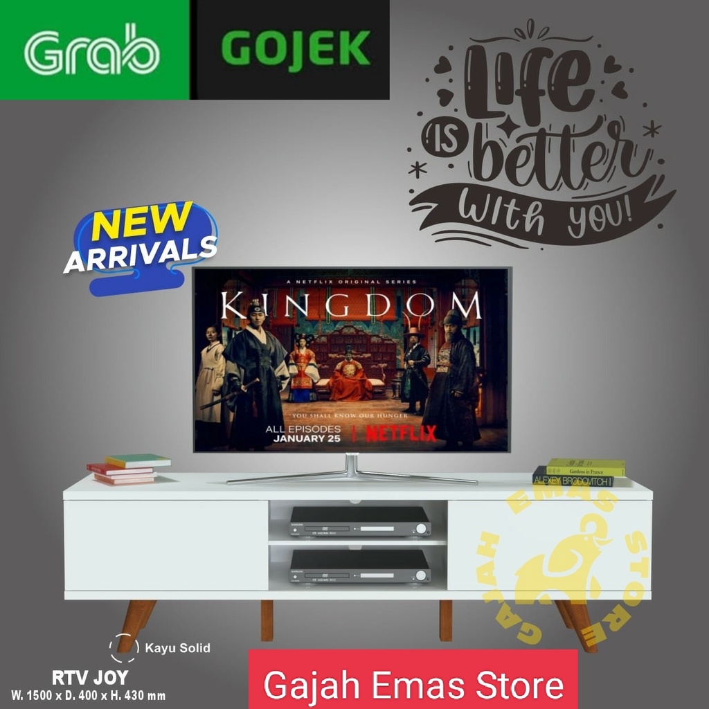 Jual Meja / Rak TV Joy Minimalis Modern | Shopee Indonesia