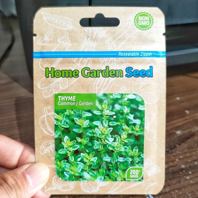 Jual Hgs Benih Thyme Common Garden Isi Biji Benih Thyme Herbal