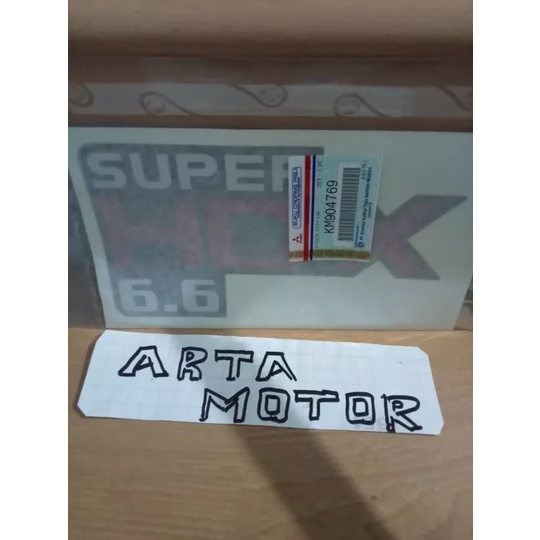 Jual Logo Stiker Sticker Super Hdx Orisinil Asli Mitsubishi Ktb