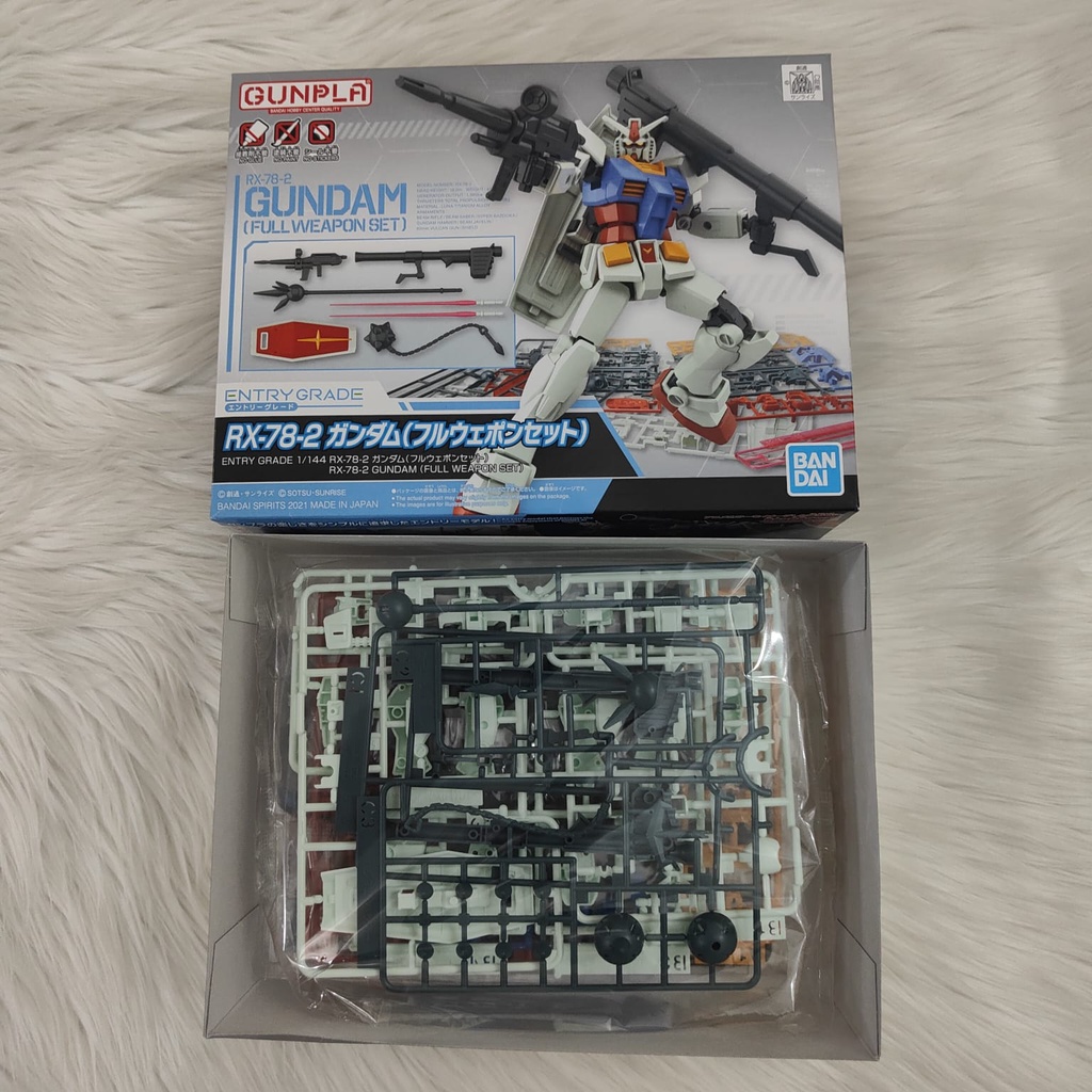 Jual ENTRY GRADE RX 78-2 GUNDAM (FULL WEAPON SET) | Shopee Indonesia