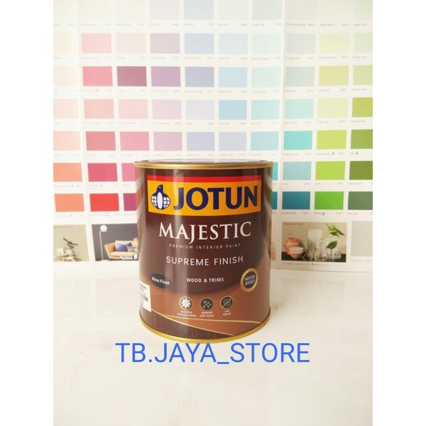 Jual JOTUN MAJESTIC SUPREME FINISH 1KG CAT KAYU & BESI MATT SILVER 4629 ...