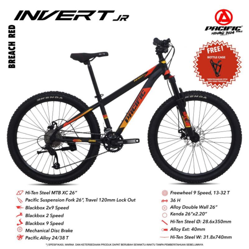 Jual sepeda gunung pacific invert jr 26 inch | Shopee Indonesia
