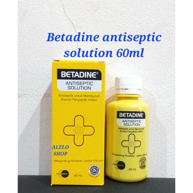 Jual Betadine Antiseptic Solution 60 Ml Obat Luka Betadin Cari