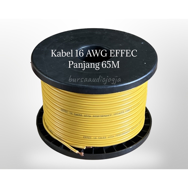Jual Kabel 16 AWG Effec 1 Meter Kabel Speaker subwoofer EFFEC 16