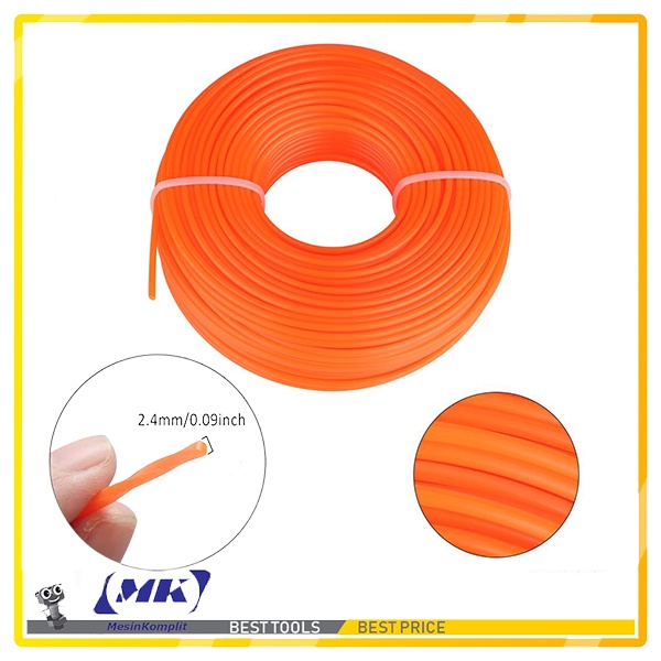 Jual Senar Nylon Mesin Potong Rumput 50 Meter Trimmer Line 50 Meter ...