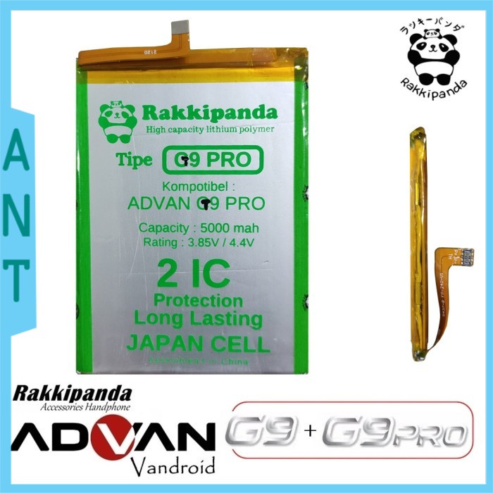 Jual Baterai Batere Rakkipanda Rakki panda Advan G9 G9 Pro 6501 Double ...