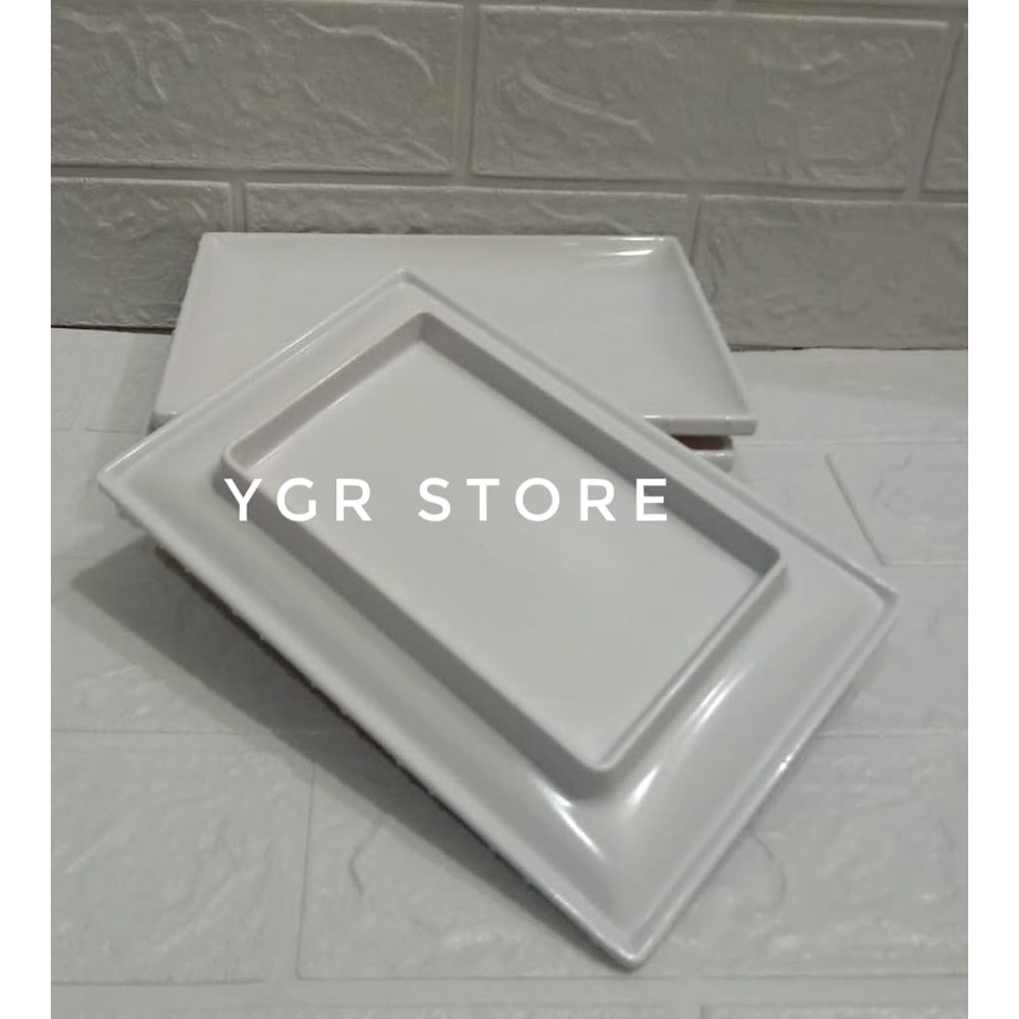 Jual TERBARU! PIRING SUSI KOTAK/ PIRING BENTUK KOTAK/ PIRING MELAMIN