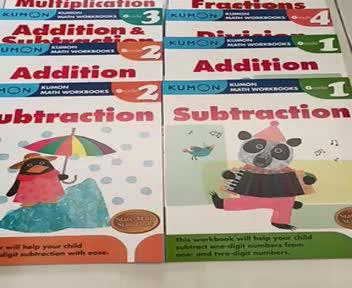 Jual Buku Kumon MATEMATIKA BERHITUNG FULL COLOUR Math Workbooks Grade 1 ...