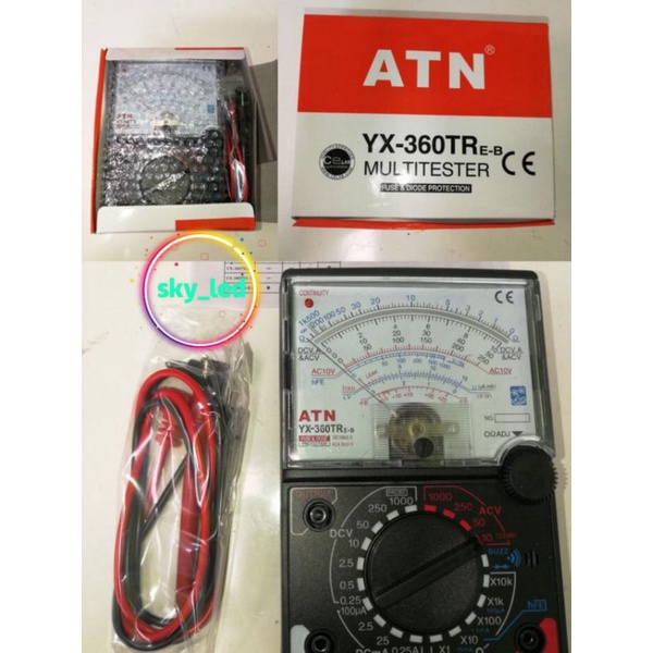 Jual Avo Multi Meter Tester Avometer Multitester Multimeter Analog Yx Shopee Indonesia