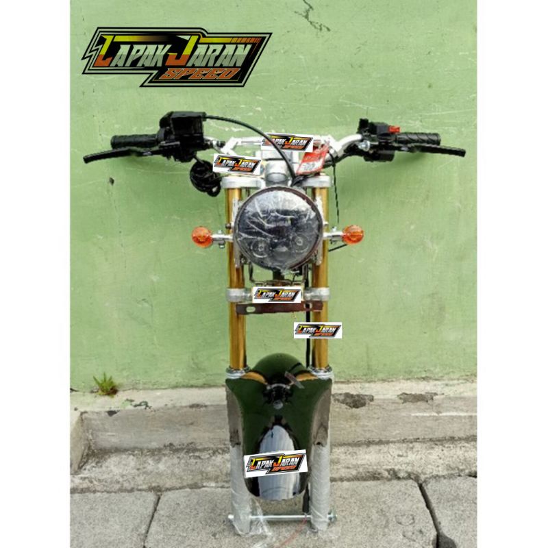 Jual SHOCK SOK DEPAN NINJA SET PENGEREMAN DAN LAMPU | Shopee Indonesia