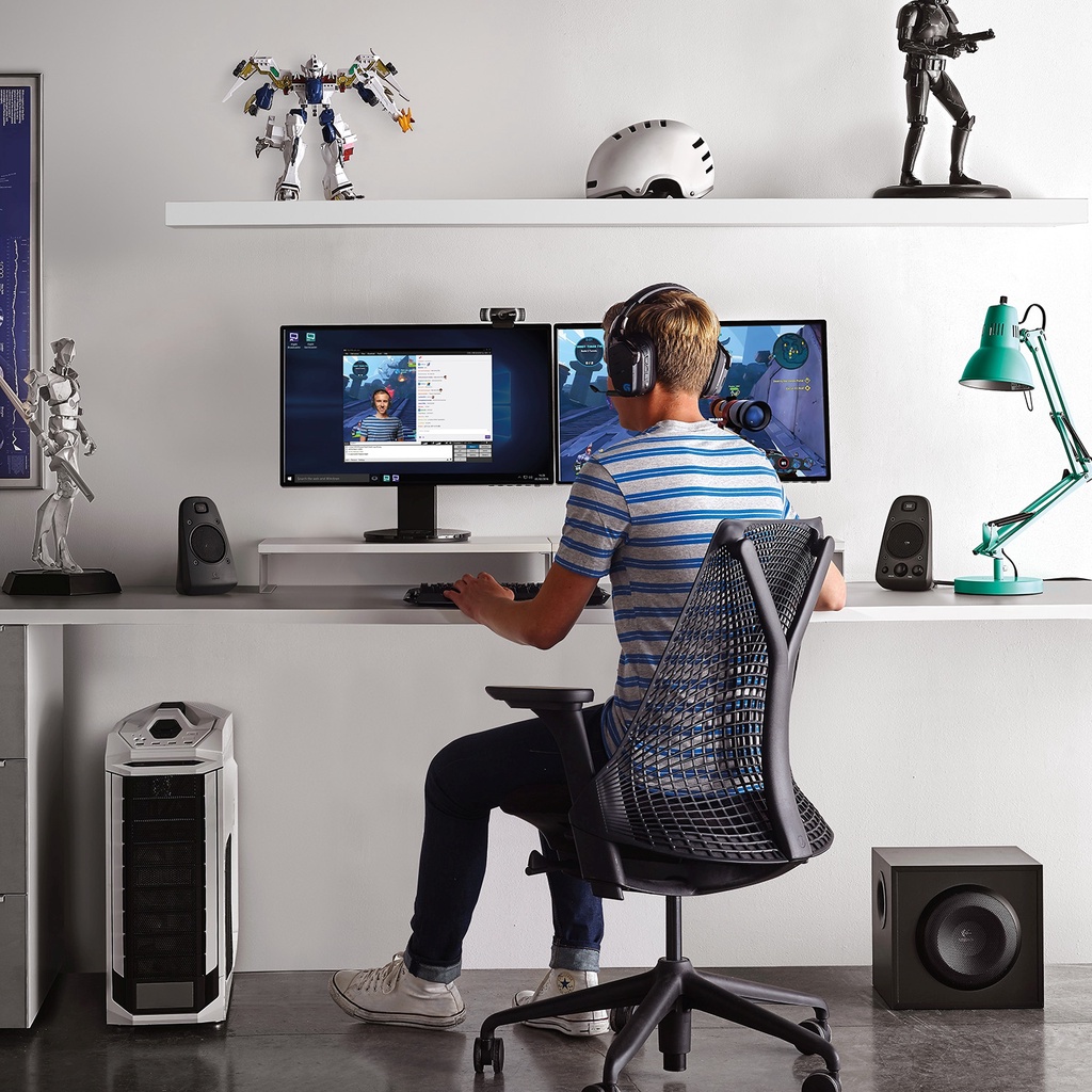 Logitech Z625 2.1 Gaming Speaker System SubwooferTHX Certified dengan Optical Input (3)