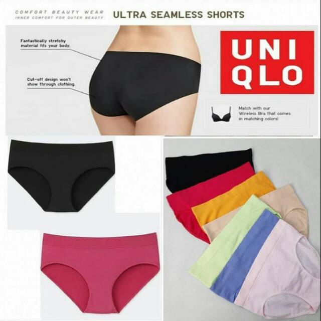 Jual Uniqlo Ultra Seamless Panties
