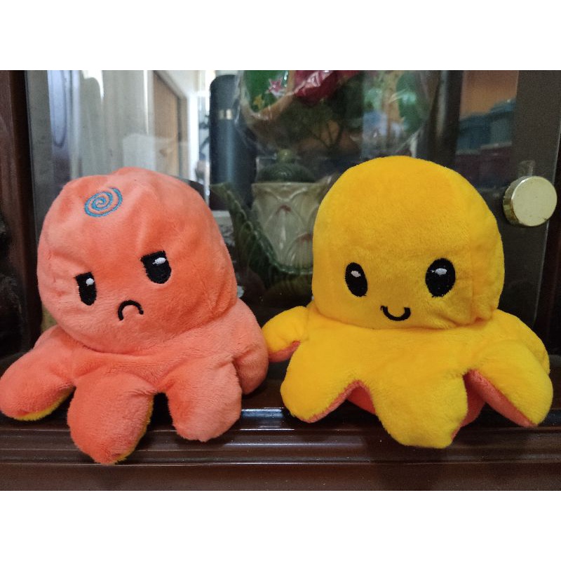 Jual boneka gurita ,tik-tok viral ,octopus warna warni bolak balik ...