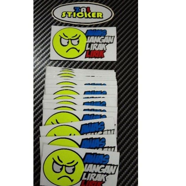 Jual sticker awas jangan lirik lirik sticker cutting | Shopee Indonesia