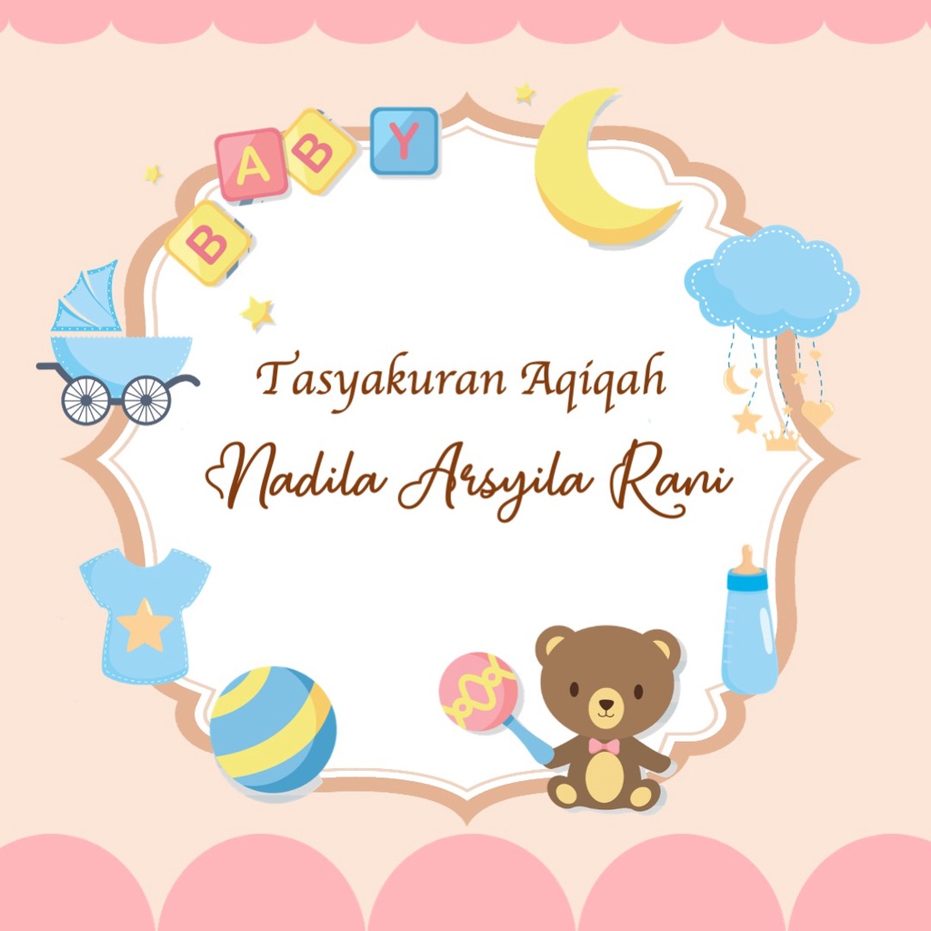 Jual Undangan Digital Video Aqiqah | Shopee Indonesia