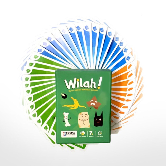 Jual Wilah Card Game Edukasi Memilah Sampah Shopee Indonesia