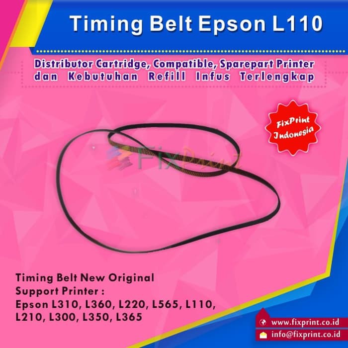 Jual Jual Timing Belt Carriage Epson L110 L120 L210 L300 L350 L355 L365 L565 Ori Diskon Shopee 6369
