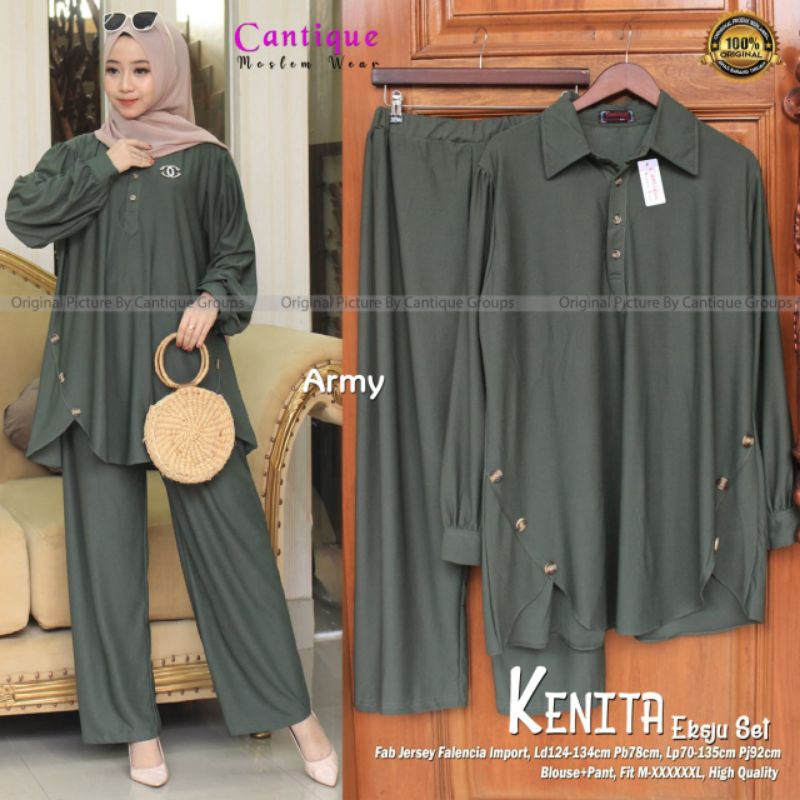 Jual KENITA EKSJU SET EKSTRA JUMBO ORIGINAL BY CANTIQUE 100 REAL PICT