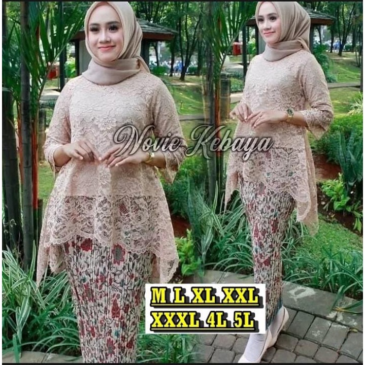 Jual Set Kebaya Rinjani Brukat Jumbo Ld 130 Kebaya Modern Kebaya