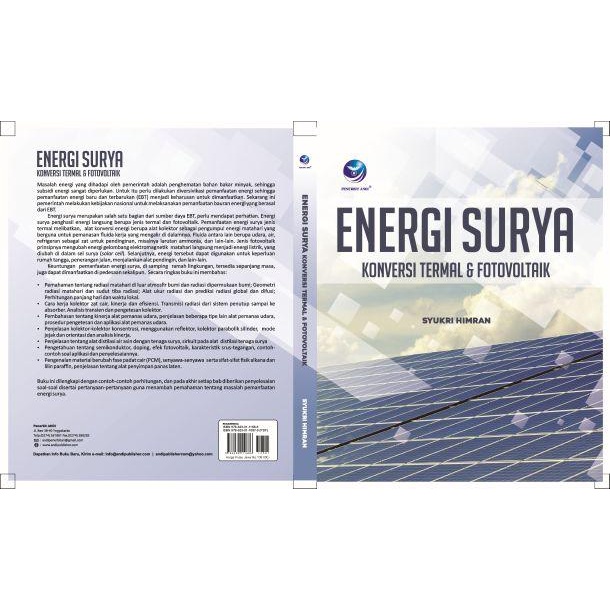 Jual Buku Energi Surya, Konversi Termal Dan Fotovoltaik - Syukuri ...