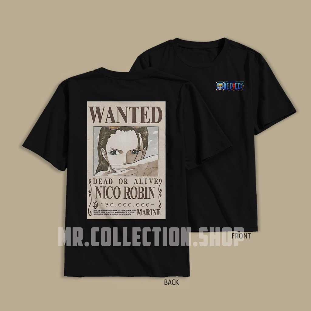 Jual KAOS ANIME ONE PIECE BOUNTY NICO ROBIN / BAJU KEREN ONE PIECE NICO  ROBIN | Shopee Indonesia