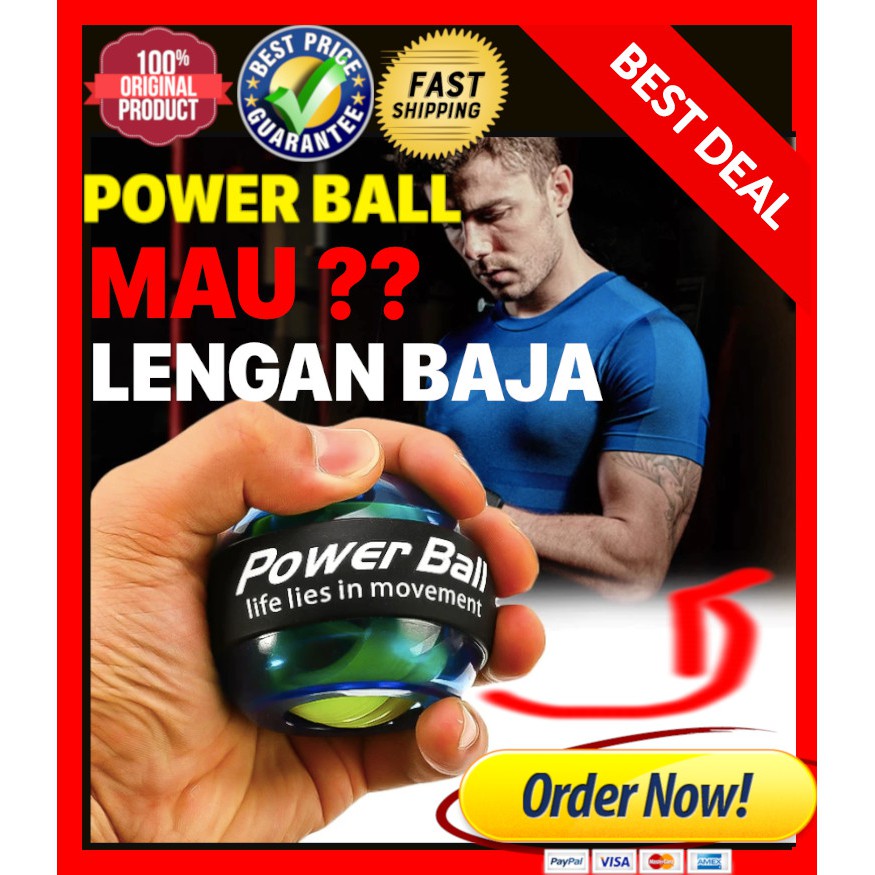 Jual Alat Latihan Otot Lengan Wrist Exercise Handgrip Wrist Ball Power