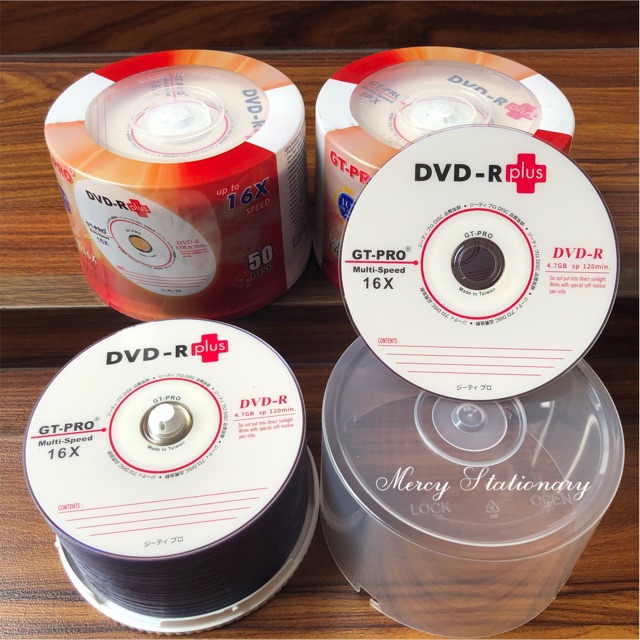 Jual DVD-R Plus GTPRO DVDR GT Pro - DVD kosong | Shopee Indonesia