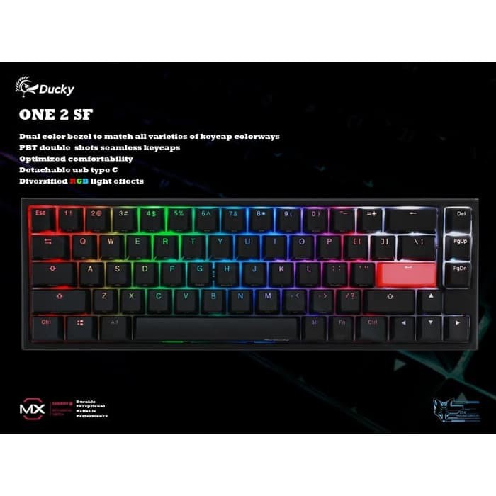 Jual Ducky ONE2 Small Factor 65% RGB DKON1967ST-PUSPDAZT1 Silver Switch ...
