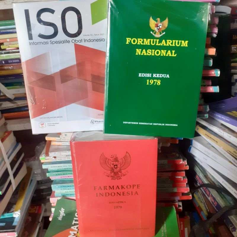 Jual Paket Buku Farmasi Farmakope Edisi 3,ISO Volume 53,Fornas Edisi ...