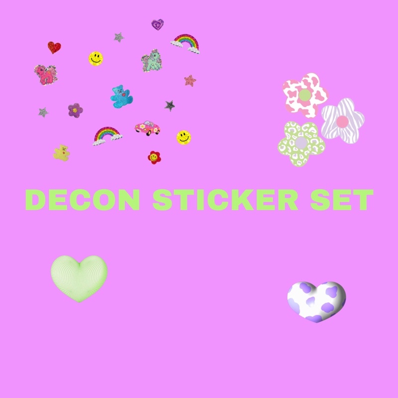 Jual DECON STICKER SET [BACA DESKRIPSI] | Shopee Indonesia