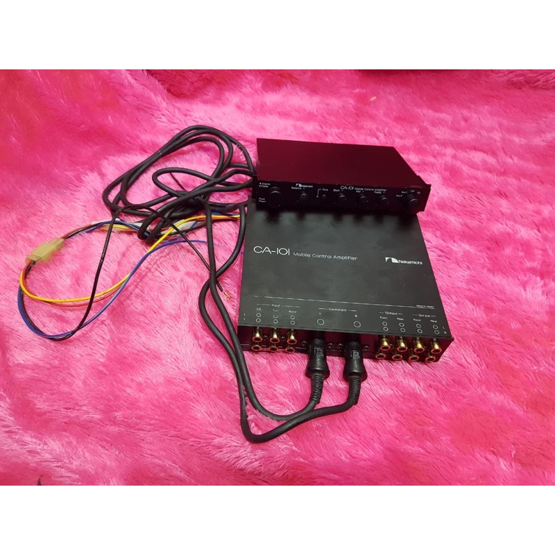 Jual Crossover Pre Amp Nakamichi CA-101 Mobile Control Amplifier