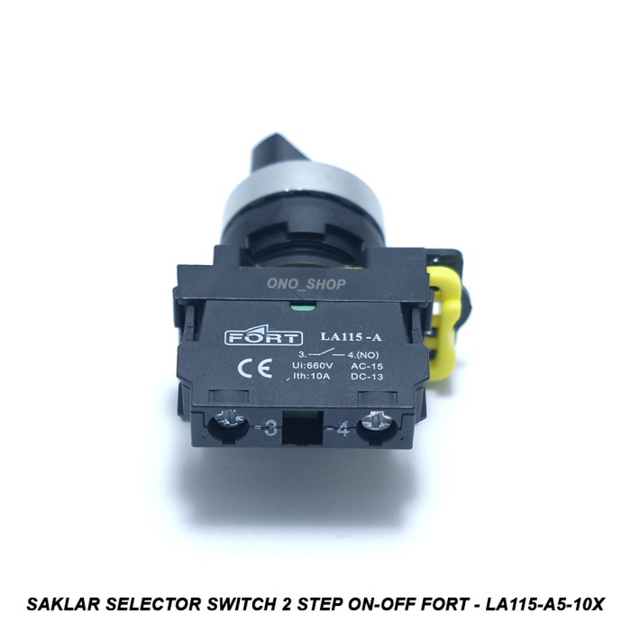 Jual Star Saklar Selector Switch 2 Step On-Off Fort - La115-A5-10X ...