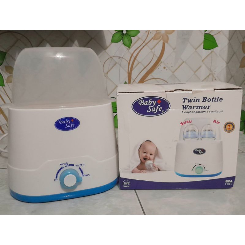 Jual Preloved Good Condition Baby Safe Twin Bottle Warmer Penghangat Asi Susu Shopee Indonesia