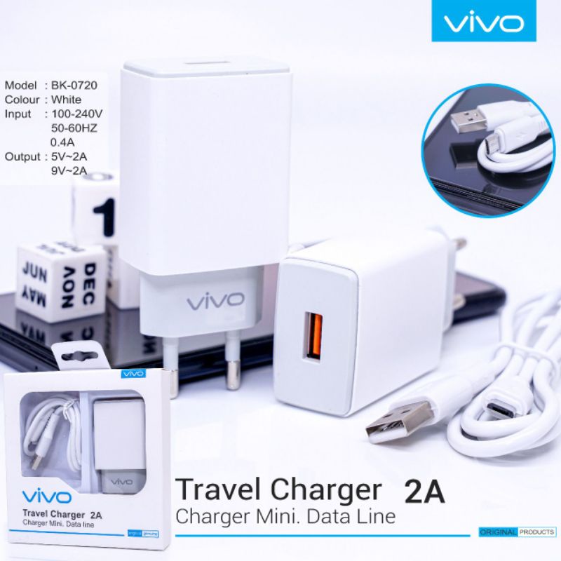 Jual Travel Charger Casan Hp Vivo Ak Micro Usb Shopee