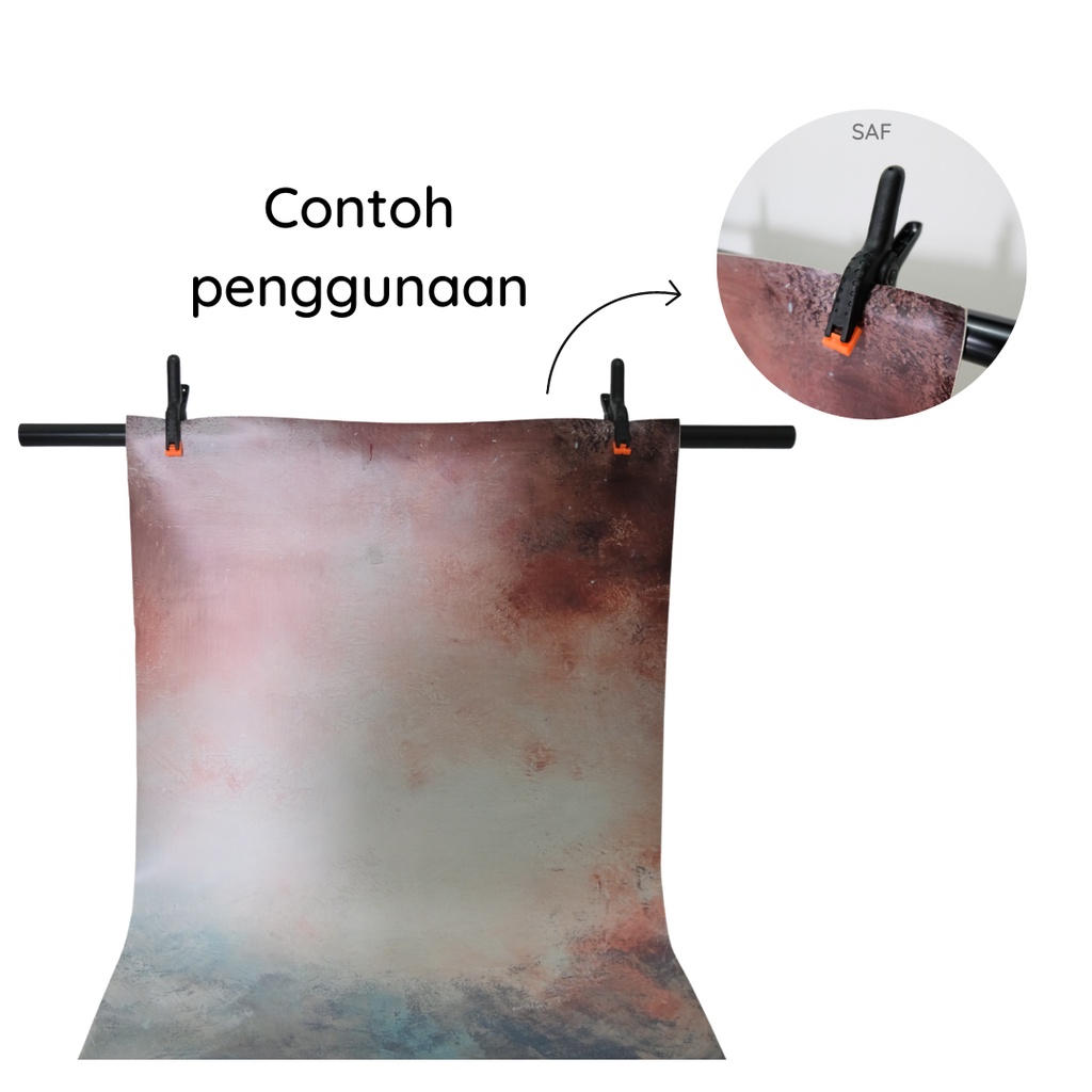 Jual SAF Mini Stand backdrop ukuran 70x65cm FREE 2 jepit - tiang ...