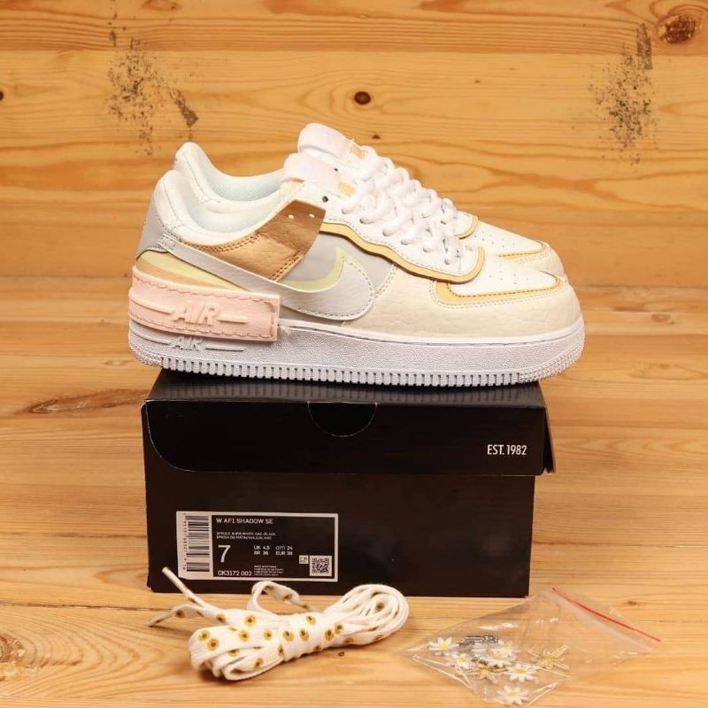 Nike w air force 1 shadow se spruce aura sale