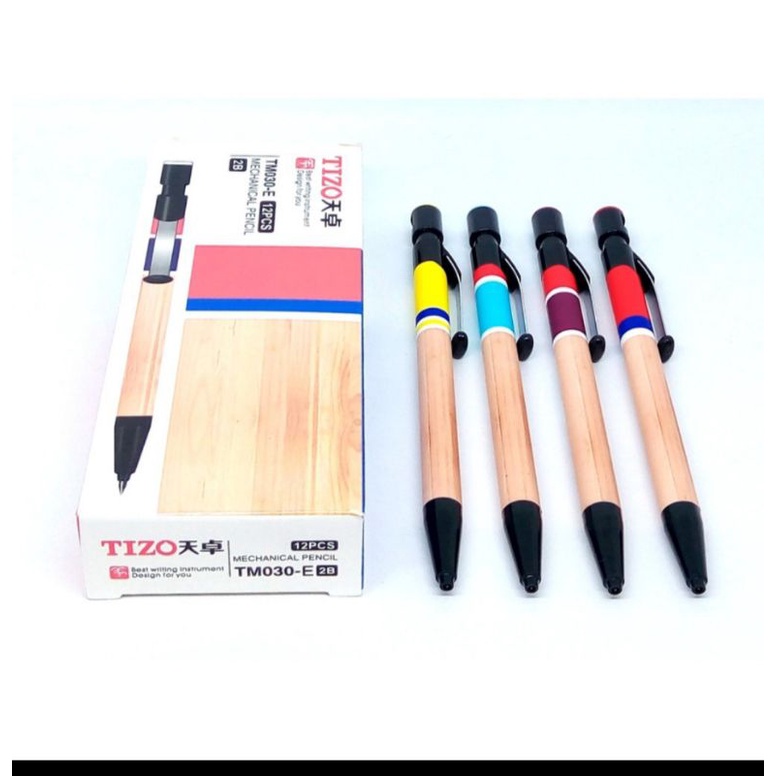 Jual Pencil Mekanik Tizo TM030 / Pencil Cetak 2B/ Pencil 2.0mm | Shopee ...