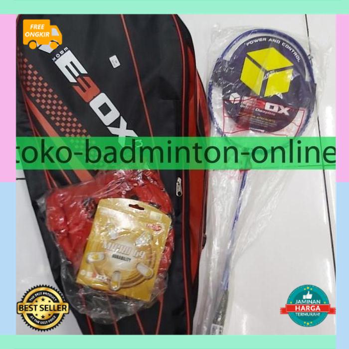 Jual Paket Komplit Raket Sesuai Gambar RAKET BADMINTON BULUTANGKIS EBOX ...