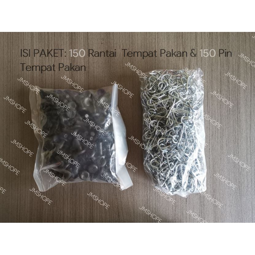 Jual Rantai Kaitan Tempat Pakan Makan Ayam TP Isi 150 kawat cantolan ...