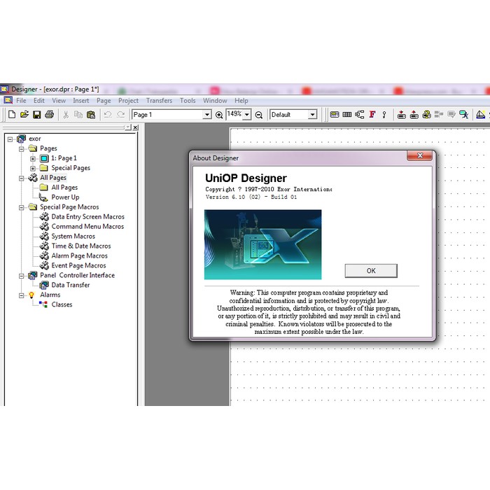 Jual HMI Software Exor Uniop Designer 6 | Shopee Indonesia